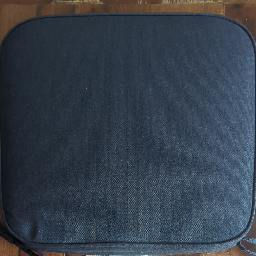Sunbrella Navy Patio Chair Cushion